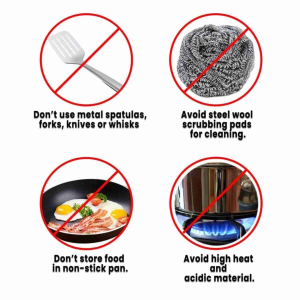 Non-stick Cookware Care Instructions