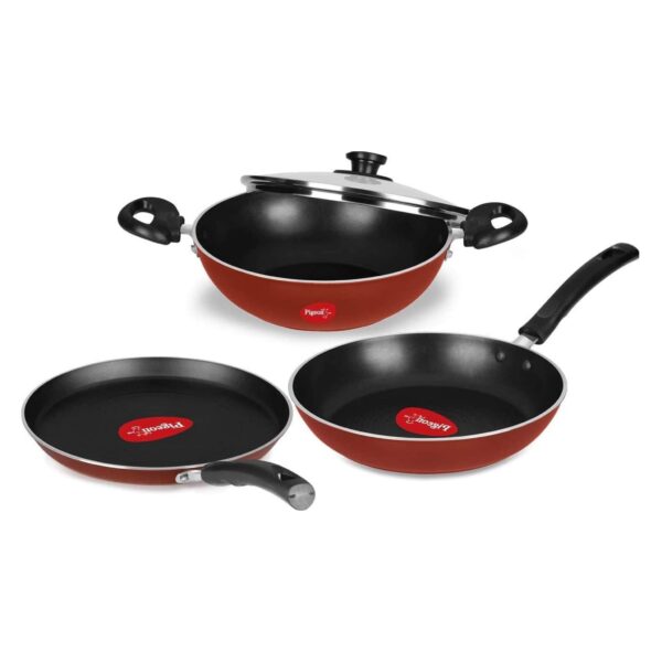 Pigeon Basics Induction Base Non Stick Cookware Set