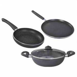 Prestige Omega Deluxe Granite Non Stick Cookware Set