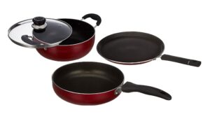 Amazon Brand - Solimo Induction Nonstick Cookware Set