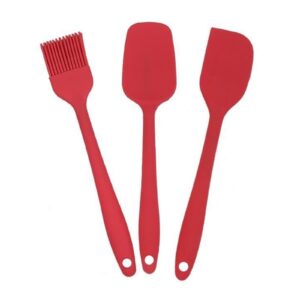 Clazkit Premium Nonstick Silicone Spatula Set of 3