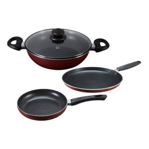 Prestige Omega Deluxe Induction Base Nonstick Cookware Set