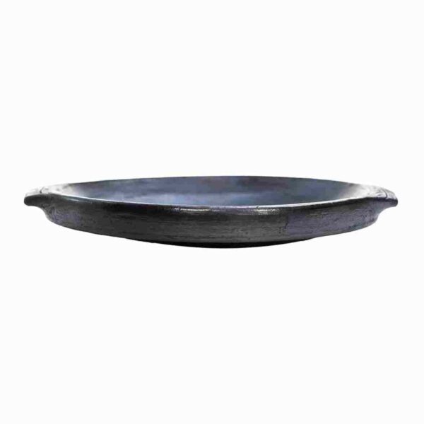 Craftsman India Online Earthen/Clay Frying Pan (Black)