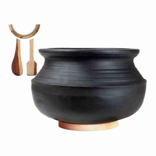 Craftsman India Online LPG and Microwave Unglazed Clay Handi