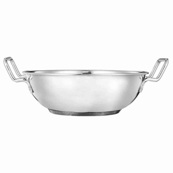 Amazon Brand - Solimo Stainless Steel Induction Bottom Kadhai