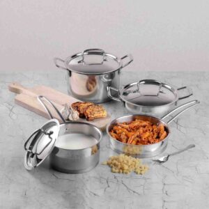 Vinod Stainless Steel Classique Deluxe Cookware Set of 4 Piece