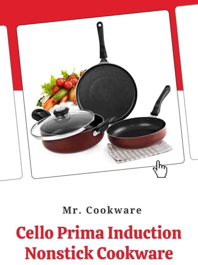 Cello Prima Induction Base Nonstick Cookware Set